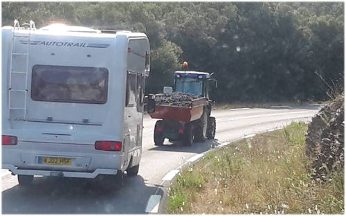 Following the harvest by Jan Bradley