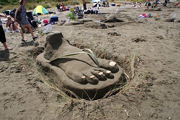 Flip Flop Sandcastle