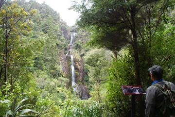 Kitekite Falls near Piha New Zealand