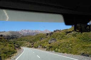 road to mount ruapehu
