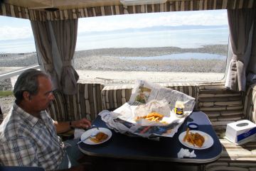 Fish and chips from Kaiaua