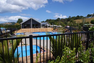 Cooks Beach Campsite pool