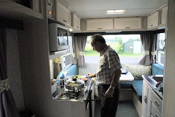 the van at Paeroa yard